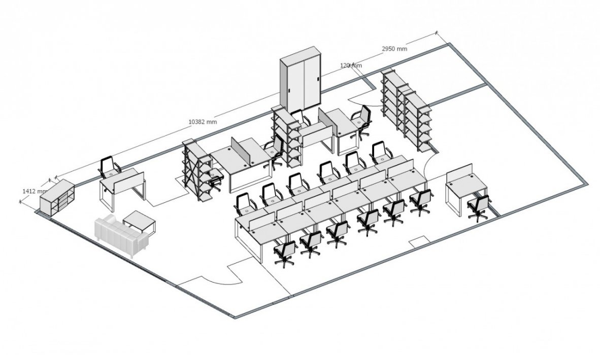 Кабинет руководителя ONIX DIRECT - вид 12