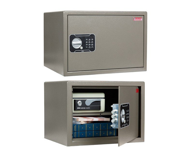 Офисный металлический сейф AIKO ТM-25 EL