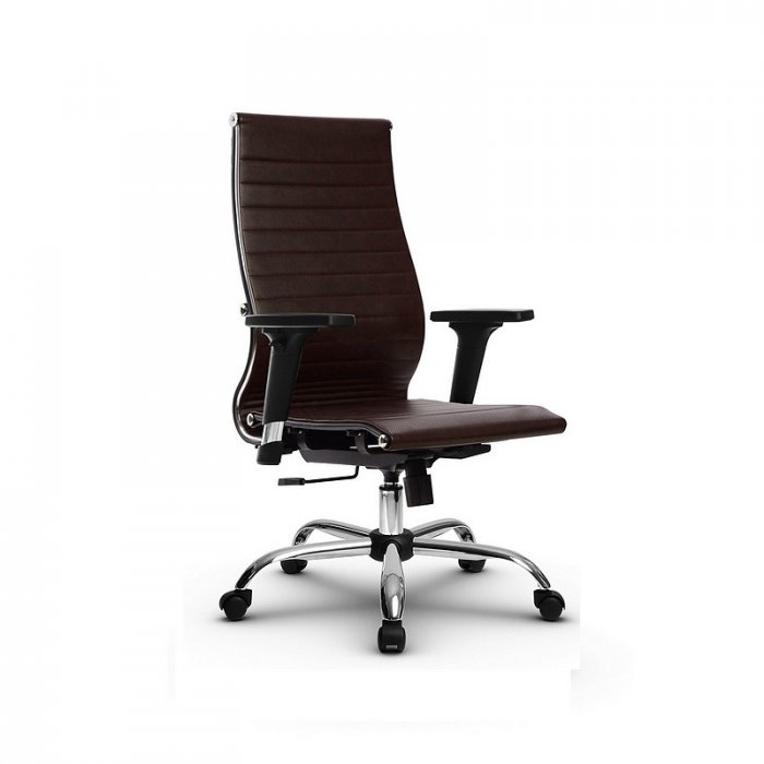 Кресло руководителя МЕТТА В-2m-10K1/2D хром 17833
